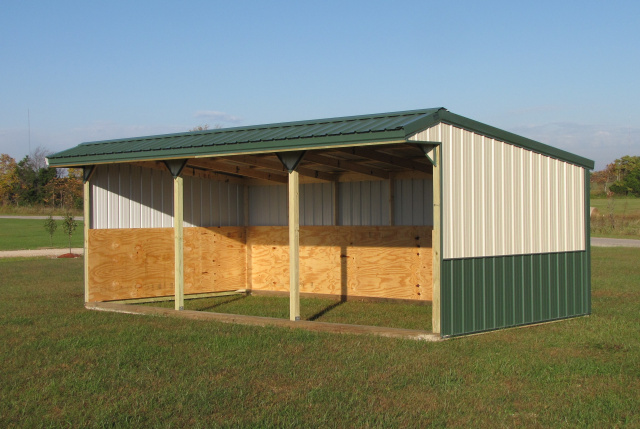 Open Front Horse Shed http://www.portablelivestockshelters.com/Horse 