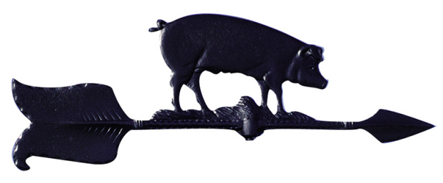 24" Pig Weathervane