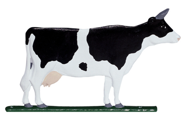 30" Painted Cow Weathervane