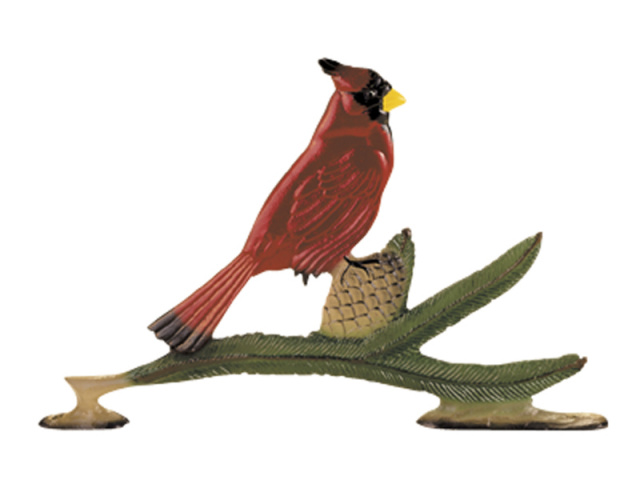 30" Painted Cardinal Weathervane