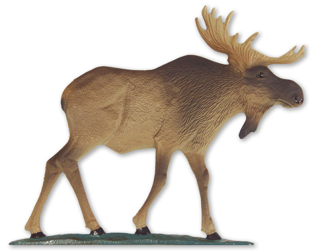 30" Painted Moose Weathervane