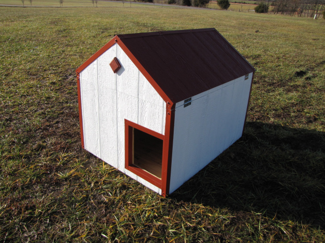 Large "Rustic Red / Brilliant White"