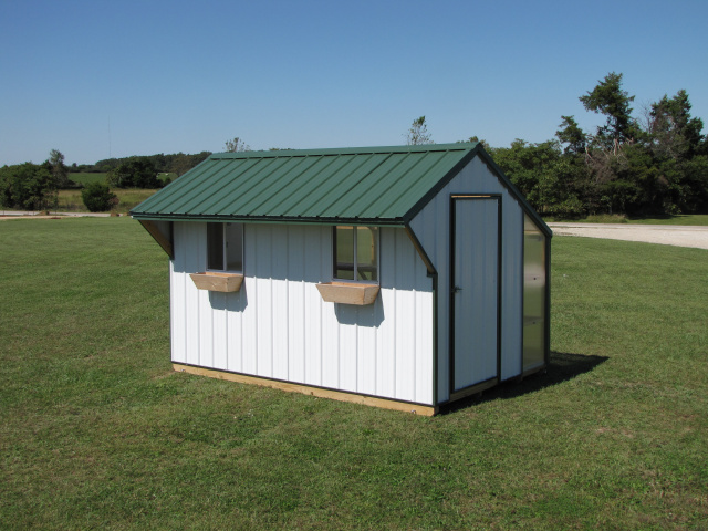 8x12 Hunter Green / Brilliant White