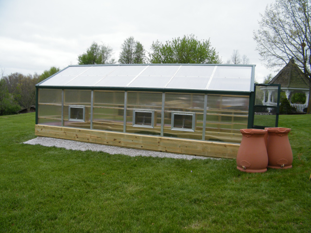 Custom 12x24 with raised beds