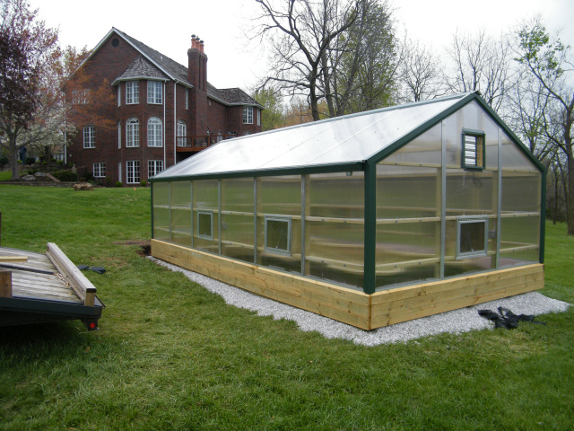 Custom 12x24 with raised beds